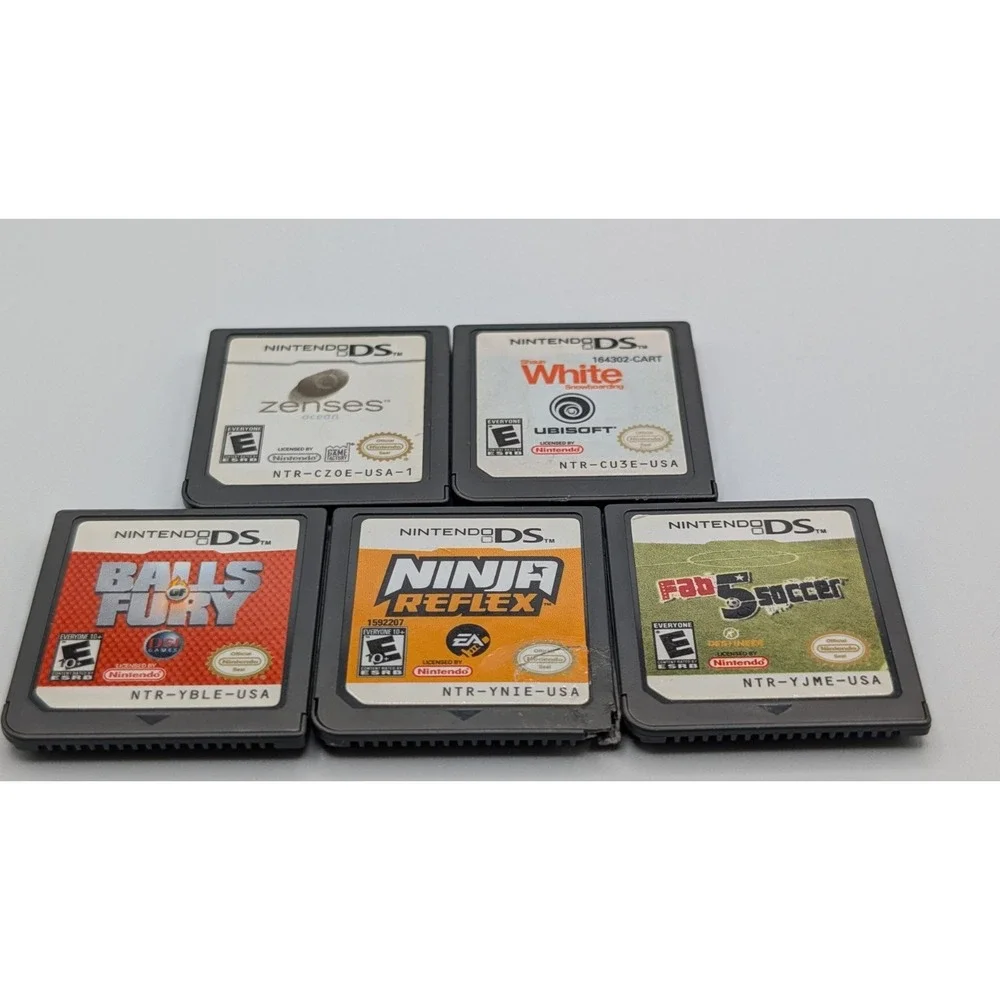 Nintendo DS Sports Adjacent Based Games Mixed Lot of 5 Cartridges Only